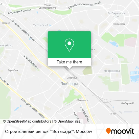 Строительный рынок ""Эстакада"" map