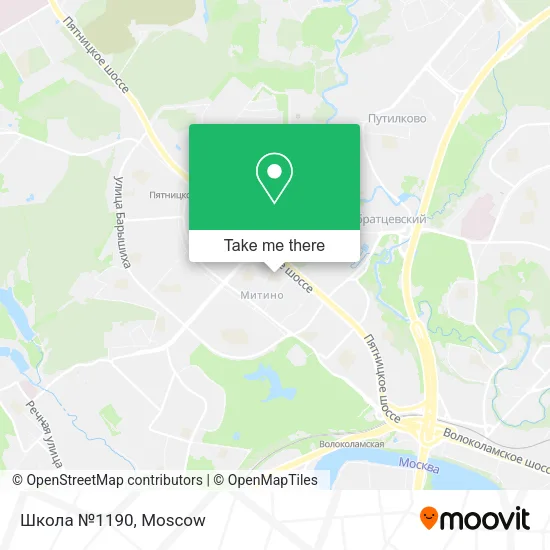 Школа №1190 map