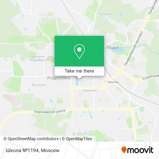 Школа №1194 map