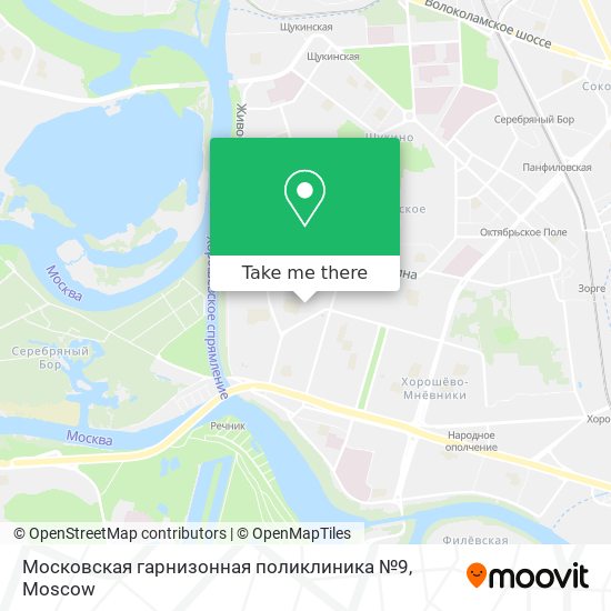 Московская гарнизонная поликлиника №9 map