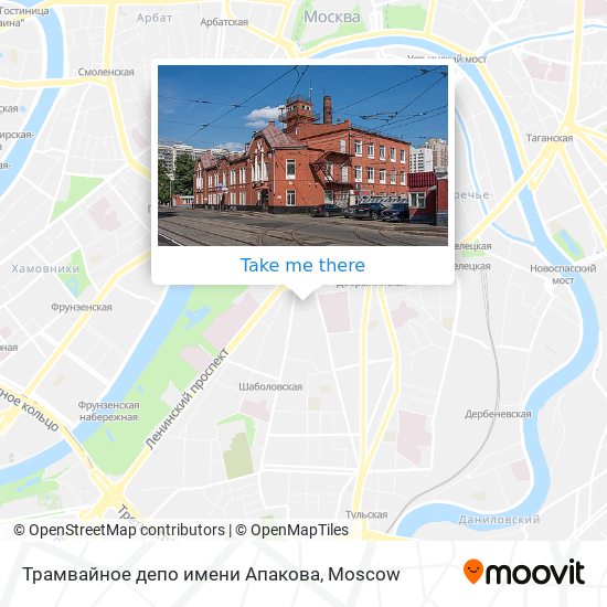 Трамвайное депо имени Апакова map