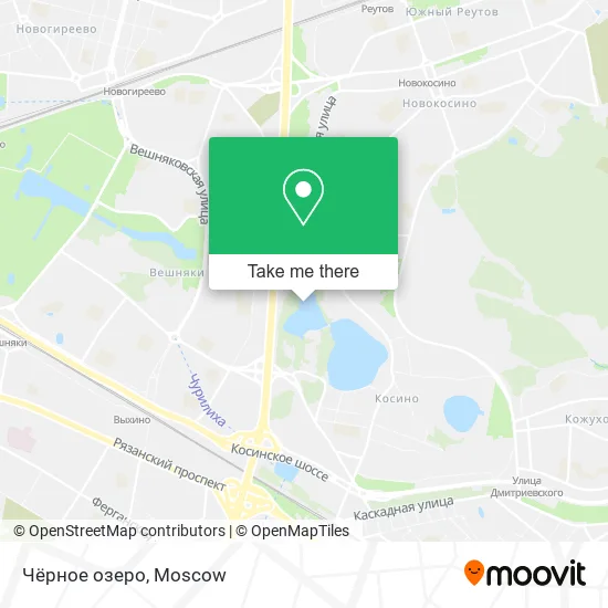 Чёрное озеро map
