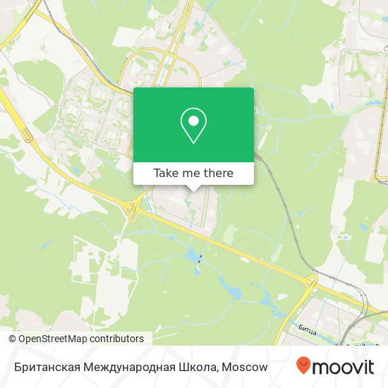 Британская Международная Школа map