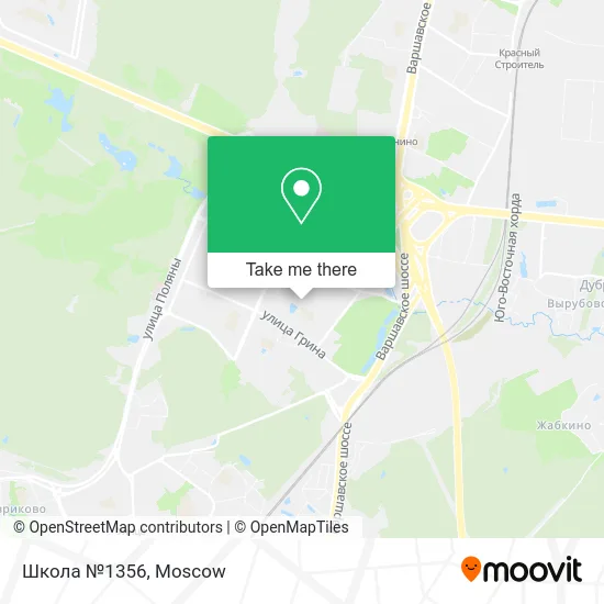 Школа №1356 map