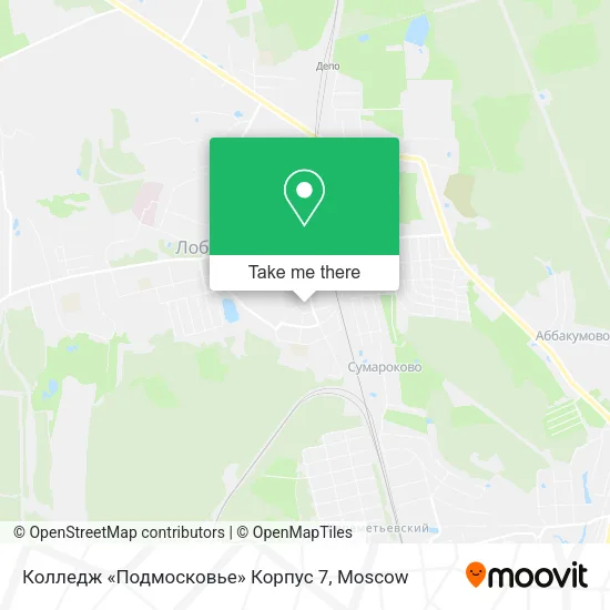 Колледж «Подмосковье» Корпус 7 map