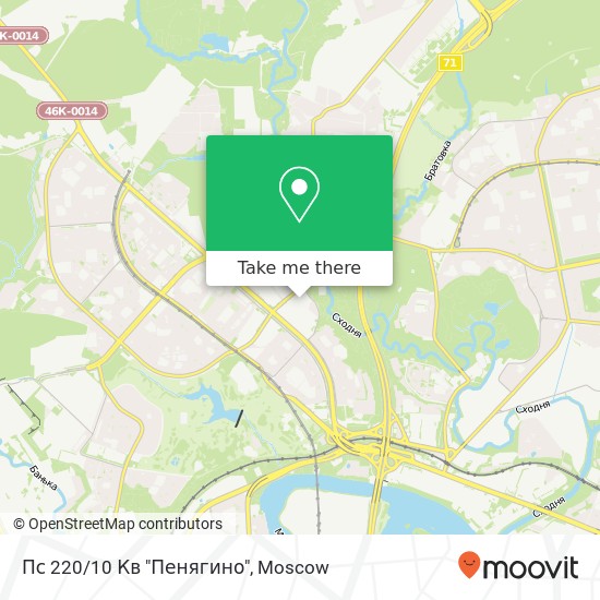 Пс 220/10 Кв "Пенягино" map