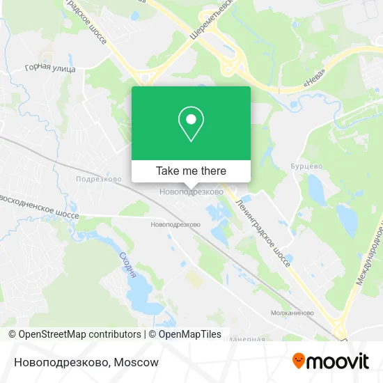 Новоподрезково map