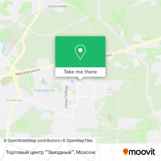 Торговый центр ""Звездный"" map