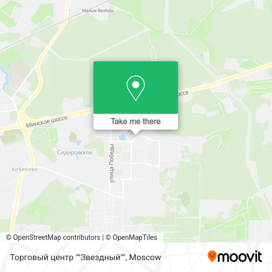 Торговый центр ""Звездный"" map