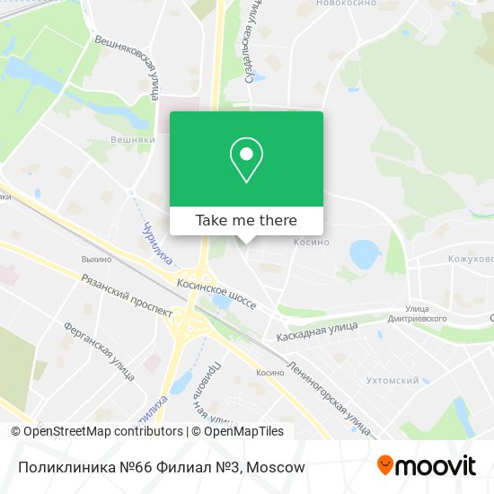 Поликлиника №66 Филиал №3 map