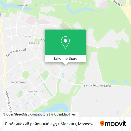 Люблинский районный суд г.Москвы map