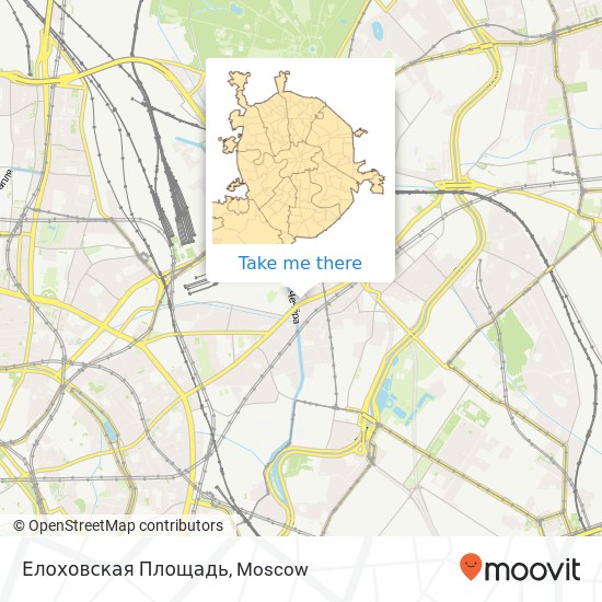 Елоховская Площадь map