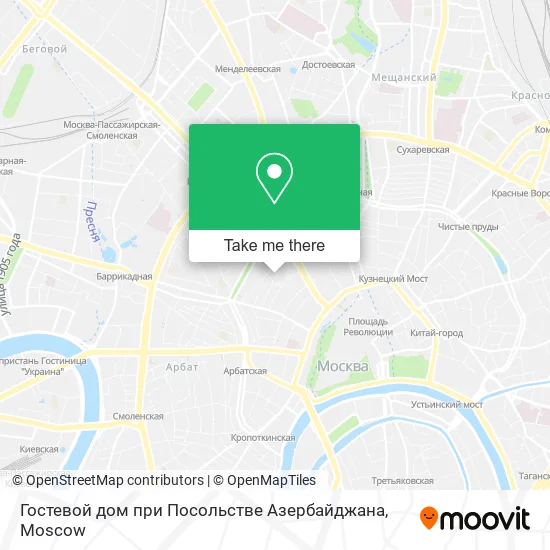 Гостевой дом при Посольстве Азербайджана map