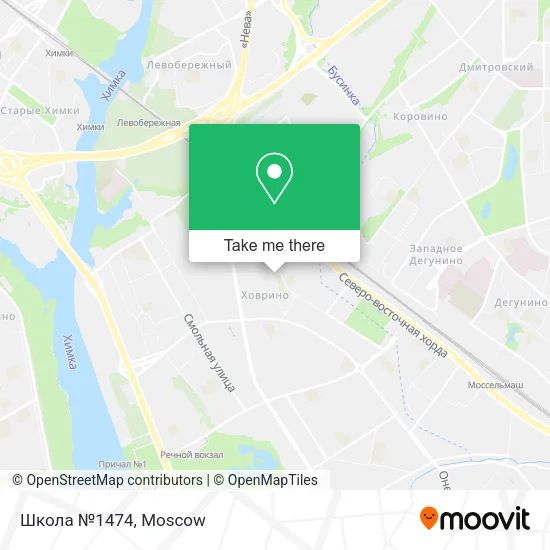 Школа №1474 map