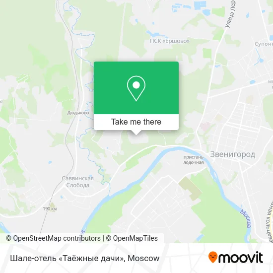 Шале-отель «Таёжные дачи» map