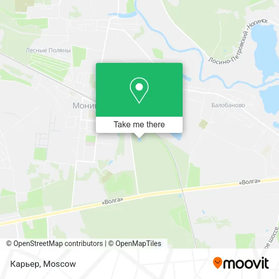 Карьер map