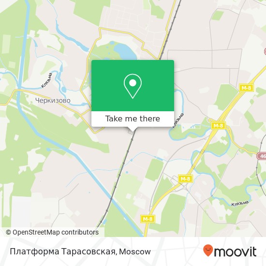 Платформа Тарасовская map