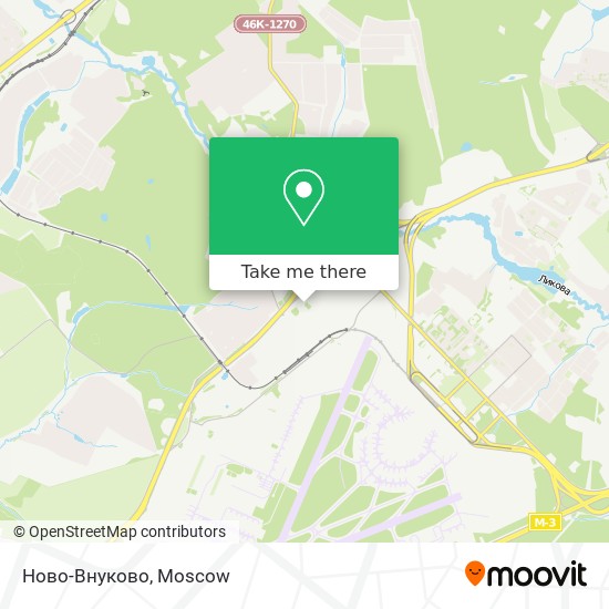 Ново-Внуково map