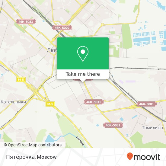 Пятёрочка map