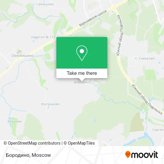 Бородино map