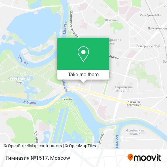 Гимназия №1517 map