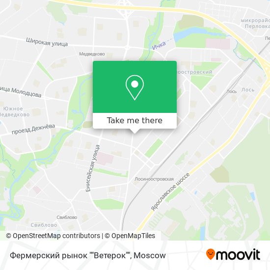 Фермерский рынок ""Ветерок"" map