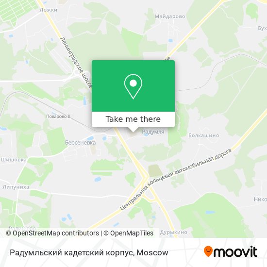 Радумльский кадетский корпус map