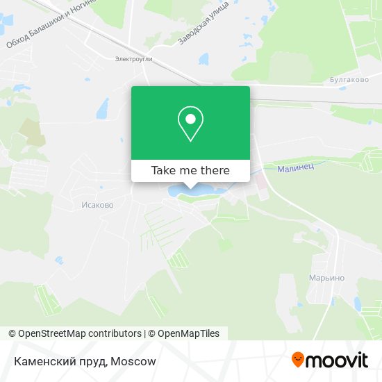 Каменский пруд map