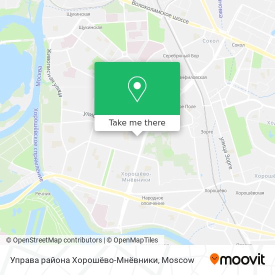 Управа района Хорошёво-Мнёвники map