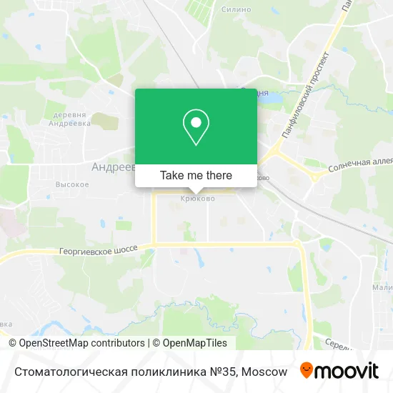 Стоматологическая поликлиника №35 map
