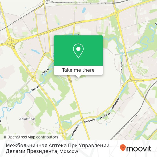 Межбольничная Аптека При Управлении Делами Президента map