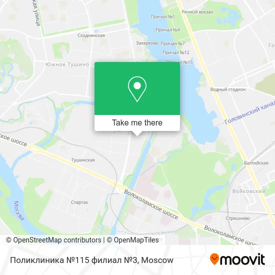 Поликлиника №115 филиал №3 map