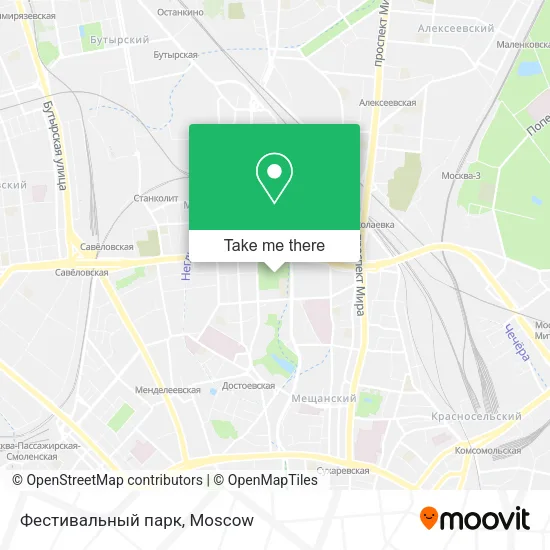 Фестивальный парк map