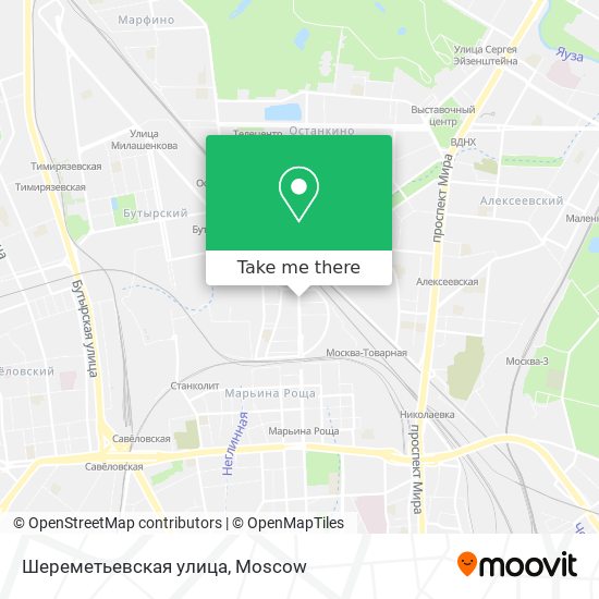 Шереметьевская улица map