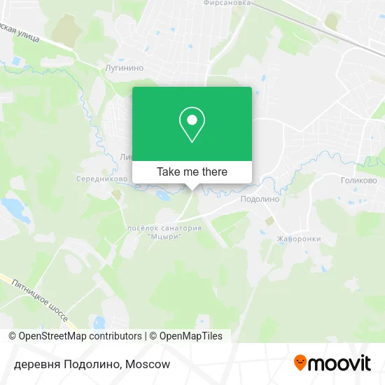 деревня Подолино map