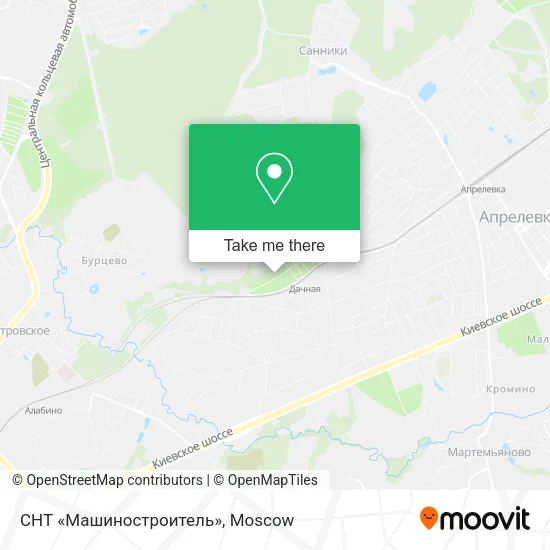 СНТ «Машиностроитель» map