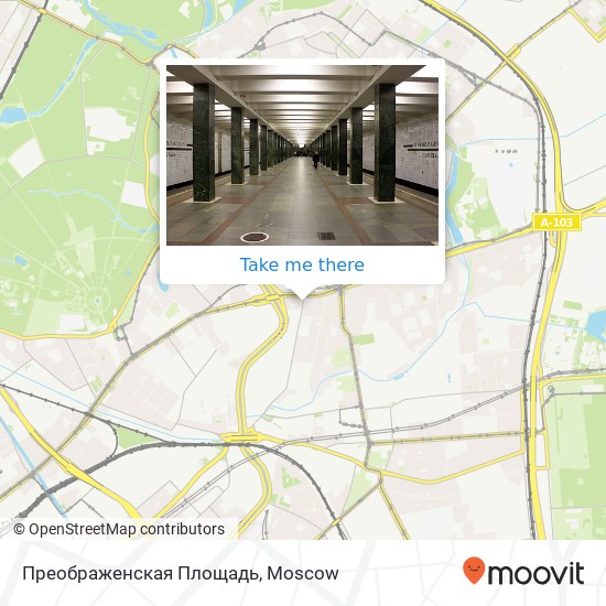 Преображенская Площадь map