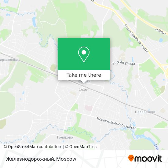 Железнодорожный map