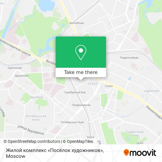 Жилой комплекс «Посёлок художников» map