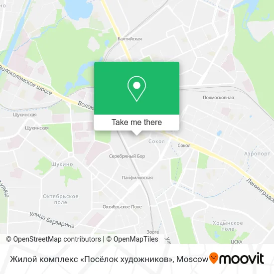 Жилой комплекс «Посёлок художников» map