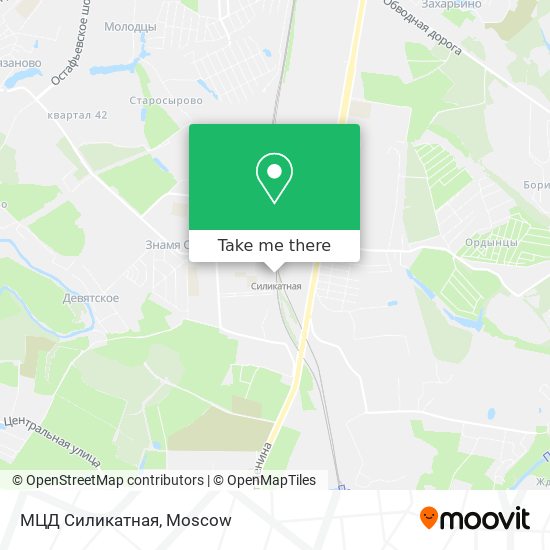 МЦД Силикатная map