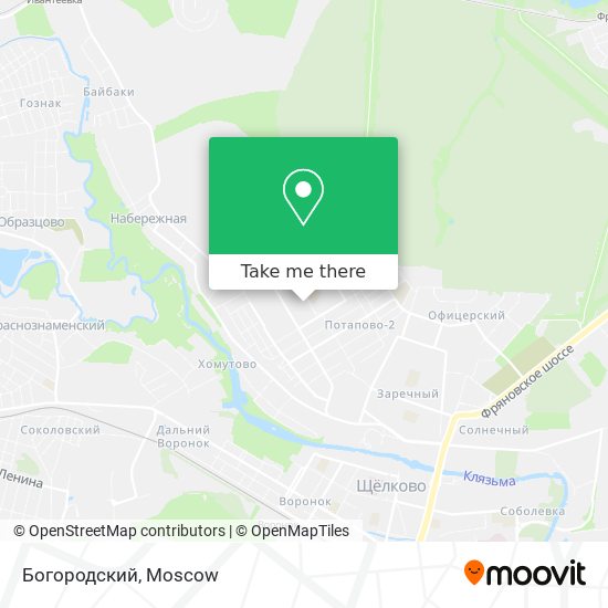 Богородский map