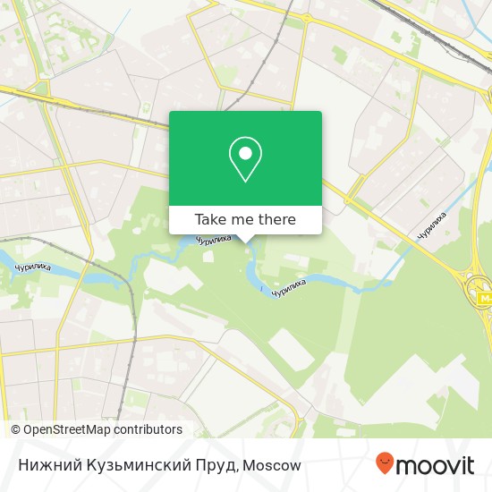 Нижний Кузьминский Пруд map