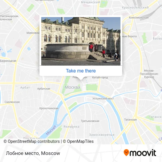 Лобное место map