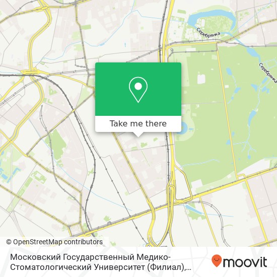 Московский Государственный Медико-Стоматологический Университет (Филиал) map