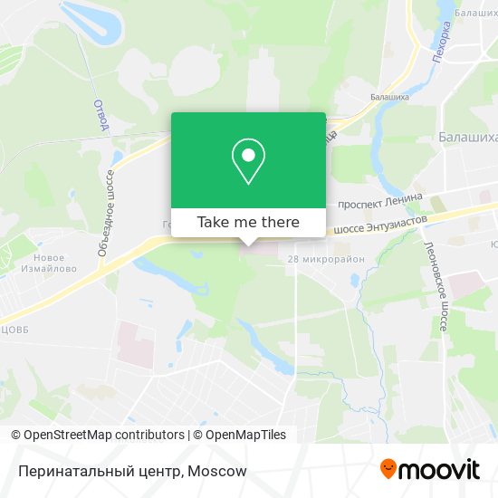 Перинатальный центр map