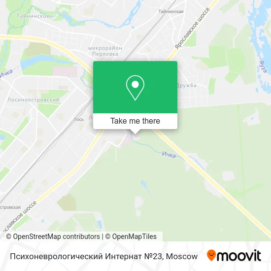 Психоневрологический Интернат №23 map