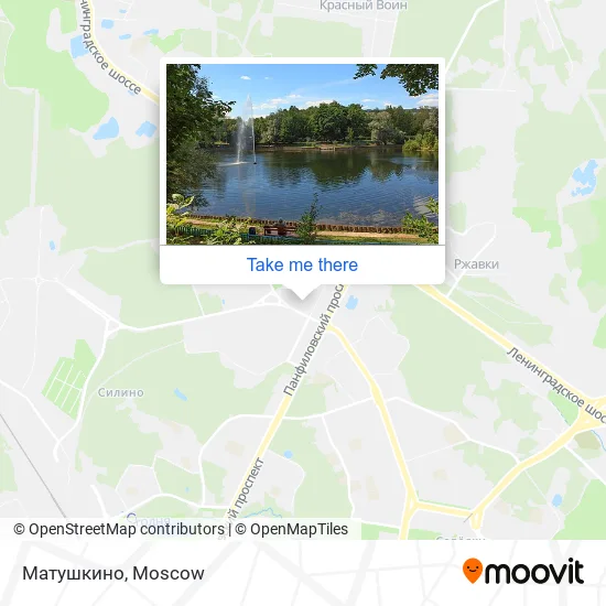 Матушкино map