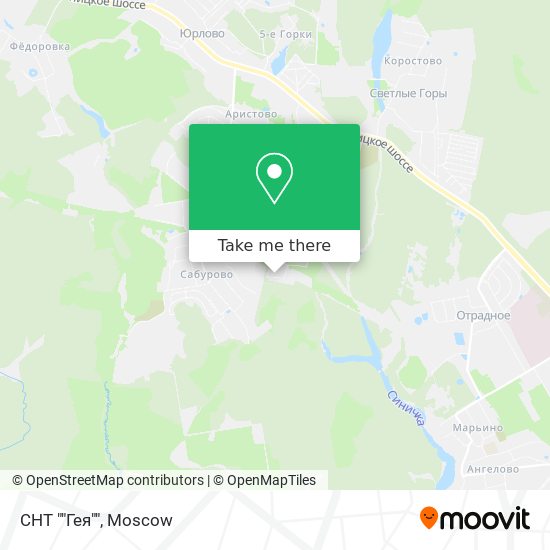 СНТ ""Гея"" map