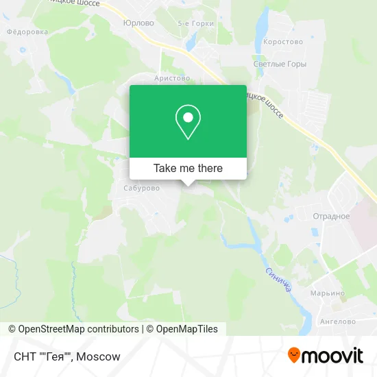 СНТ ""Гея"" map